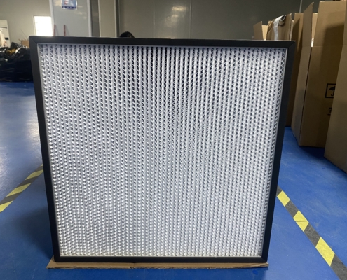 Pleated HEPA air filter