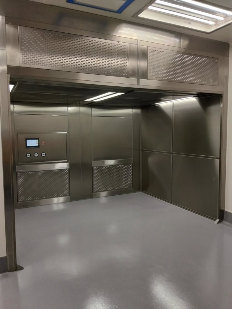 custom GMP dispensing booth