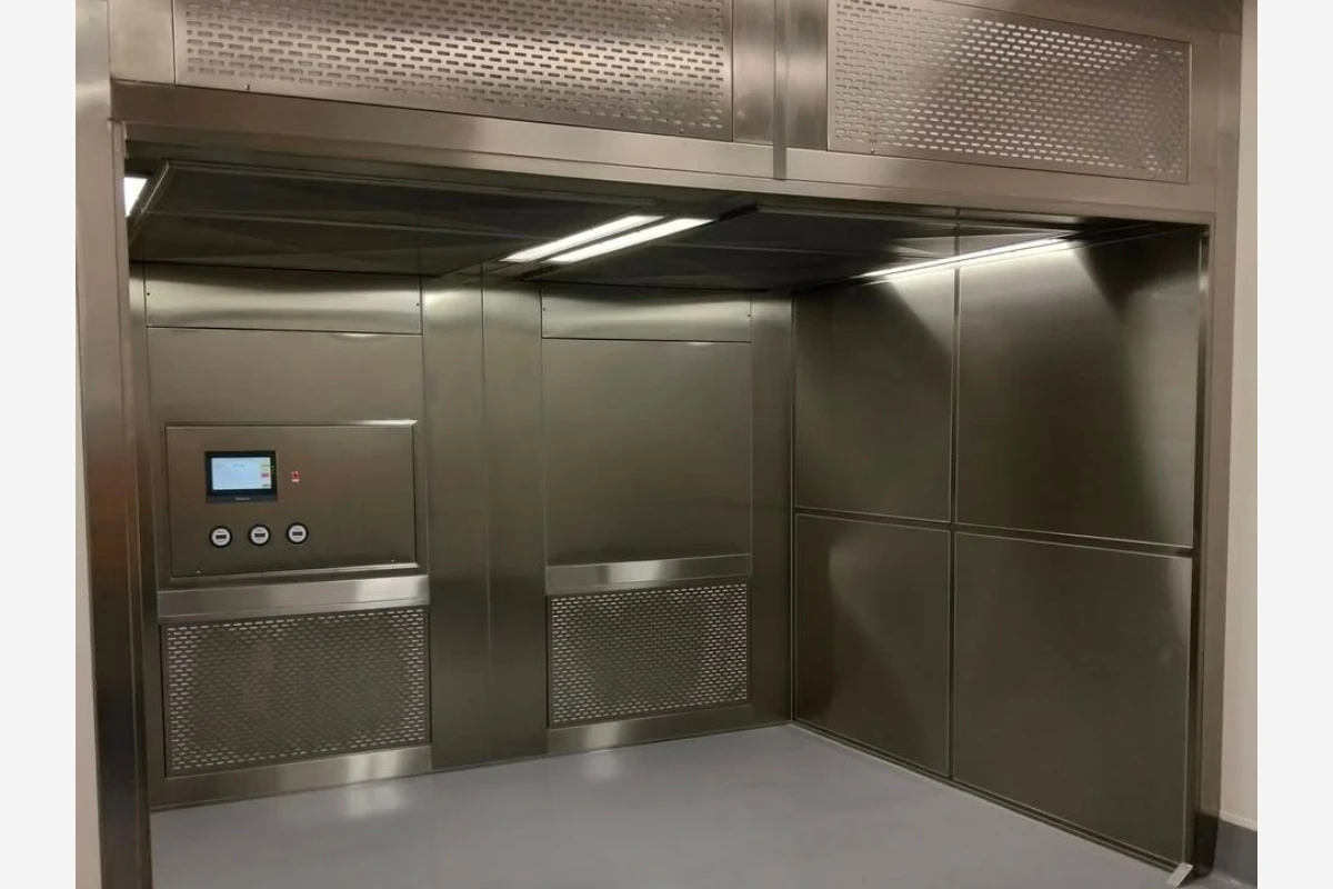 Dispensing booth custom GMP dispensing booth for Powder ingredient dispensing in Food & Nutraceutical Industry