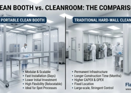 Clean booth VS traditioanl cleanroom