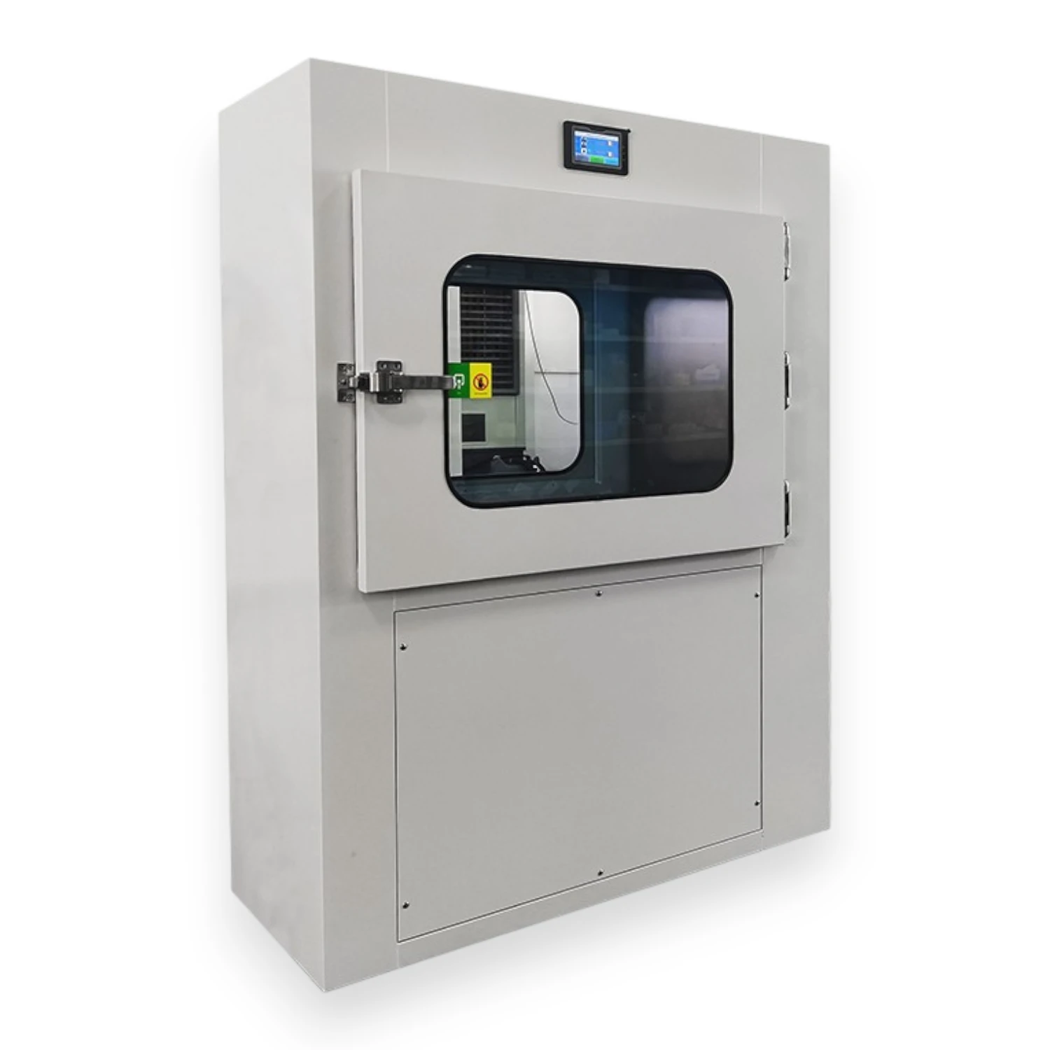 Pass box with air shower