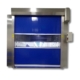 Fast rolling PVC curtain door air shower