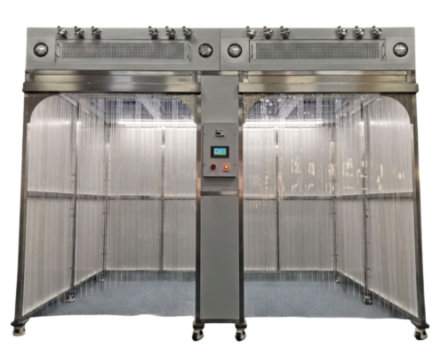 mobile Powder Coated Steel clean booth mobile Powder Coated Steel clean booth