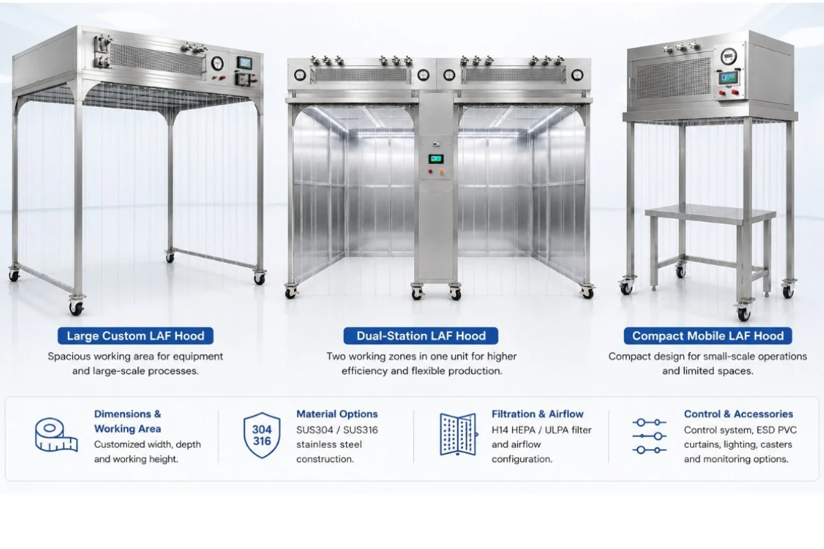 Customized Mobile Laminar Flow Hood Customized Mobile Laminar Flow Hood