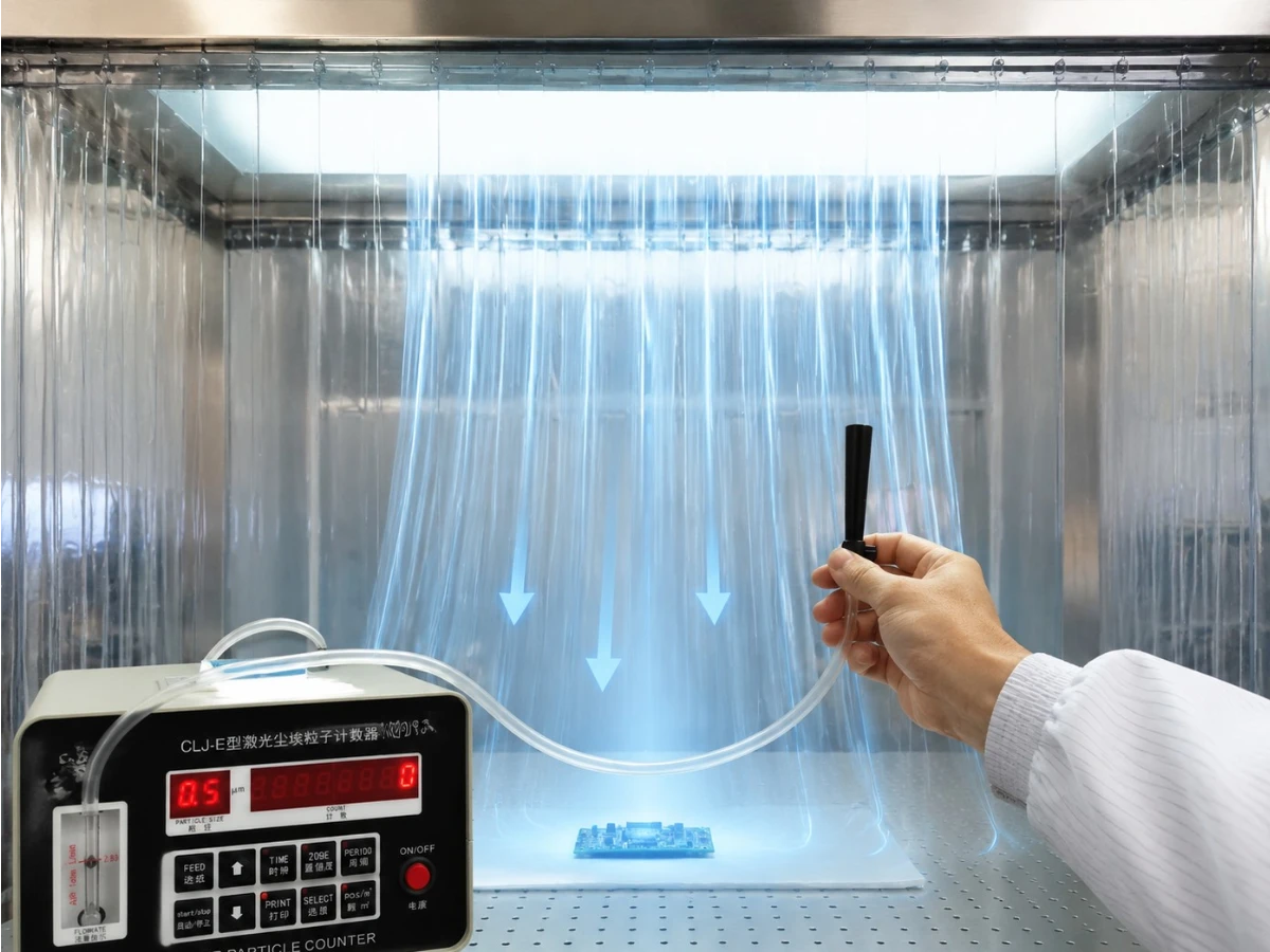 Vertical unidirectional flow for ISO5 area Vertical unidirectional flow for ISO5 area