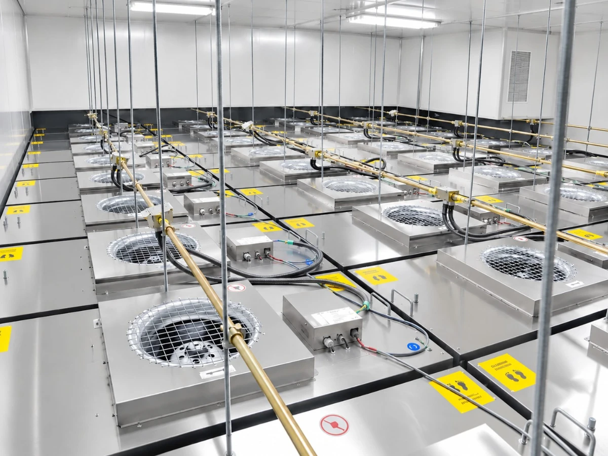 Grid FFU for GMP cleanrooms Pharmaceutical & Biotechnology