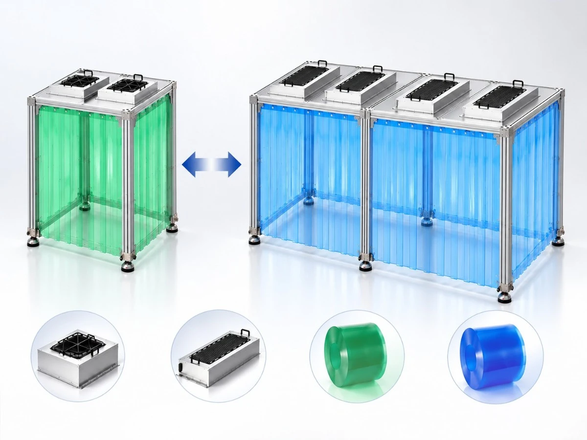 Soft Wall clean booth Flexible Expansion