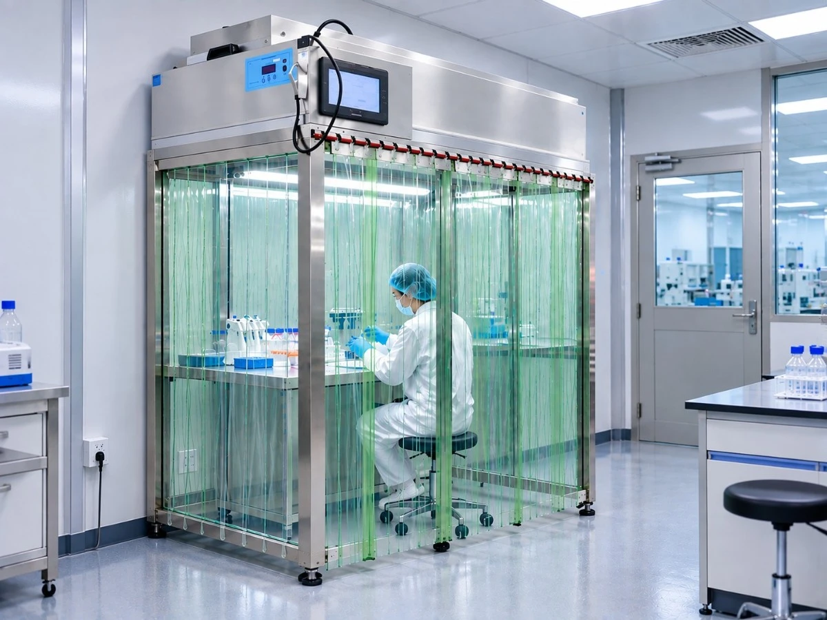 Soft wall clean booth for Laboratory & Research