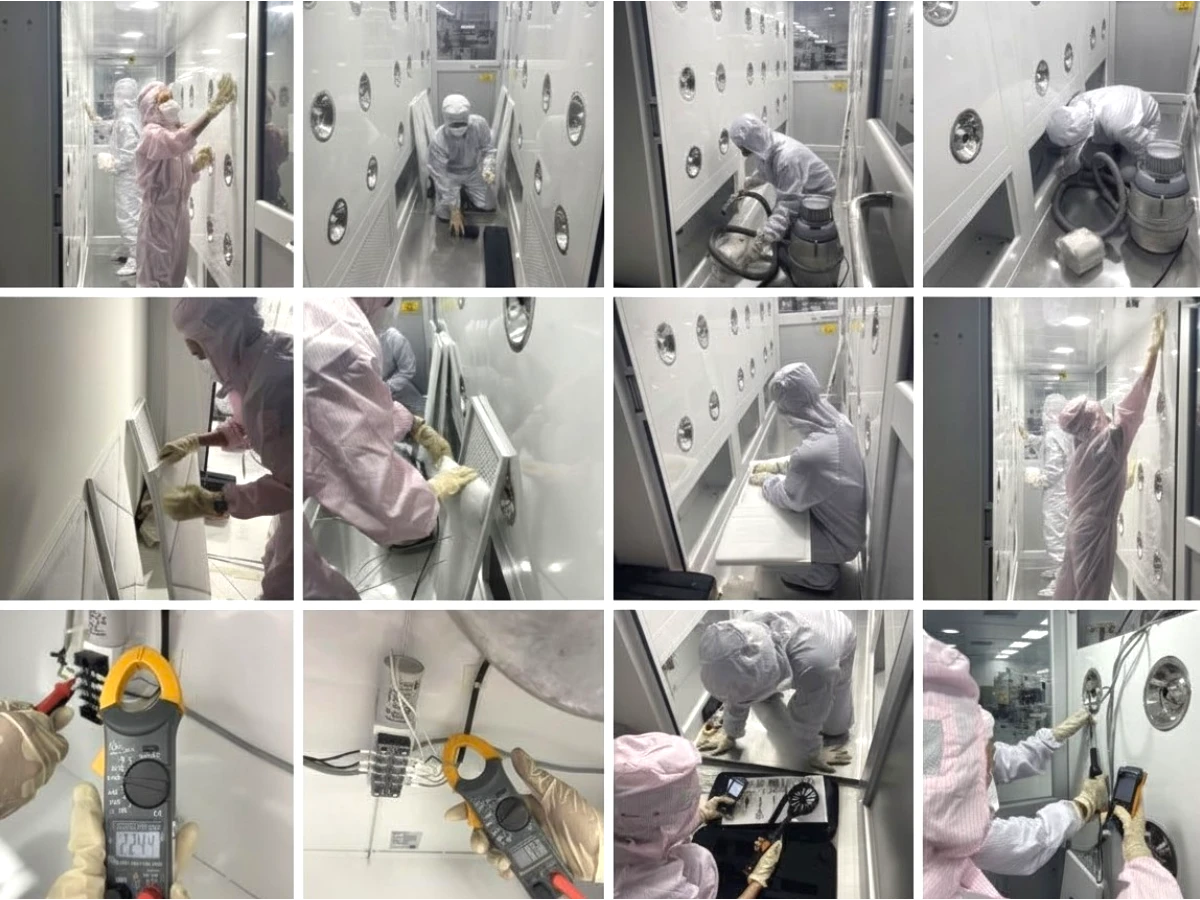falir - air shower factory testing