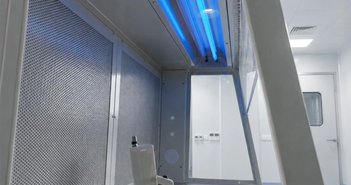 clean bench UV lamp