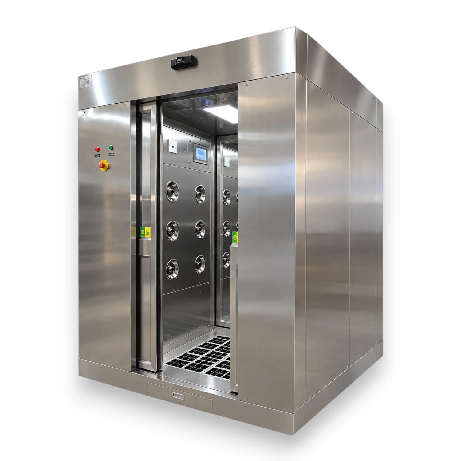 Sliding Door Air shower with stainless steel