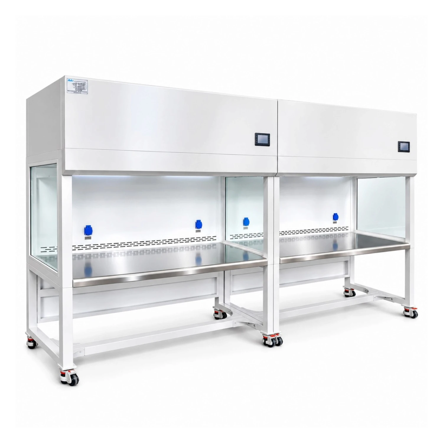 Horizontal laminar flow clean bench
